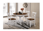 Coastal 5 Piece 42_ Round Dining Suite
