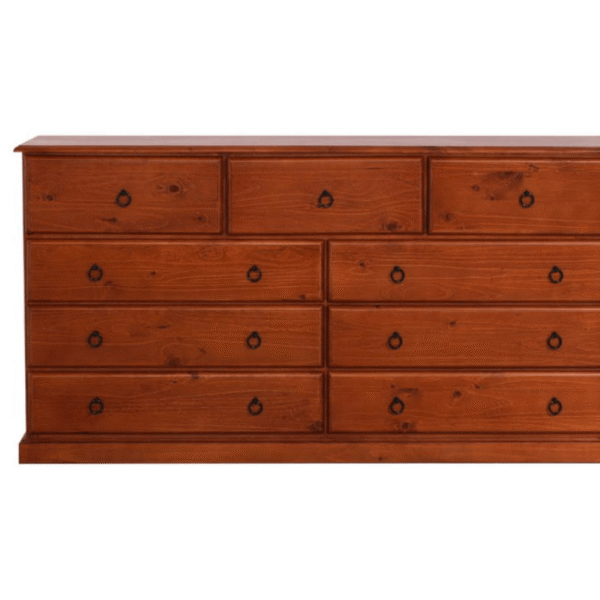 Dawson 9 Drawer Tall Boy 1700 wide x 435 deep x 910 high $699
