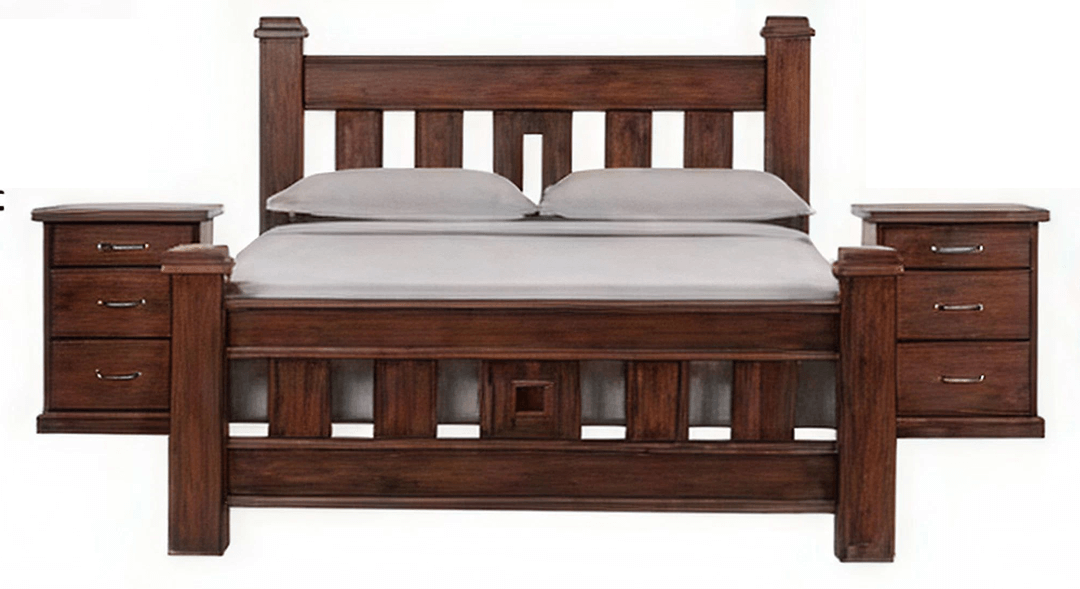 Kingsman queen bed 1670 wide x 2390 wide x 1220 high $1099