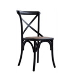 Louise dining chair black rattan seat 510 w x 655 d x 925 h
