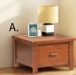 Parkhill 1 drawer lamp table $379 700 wide x 700 deep x 460 high