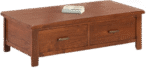 Parkhill 2 drawer coffee table $675 1300 wide x 700 deep x 410 high