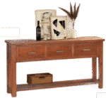 Parkhill 3 drawer hall table 1560 wide x 400 deep x 830 high $769