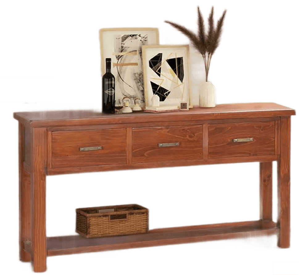 Parkhill 3 drawer hall table 1560 wide x 400 deep x 830 high $769