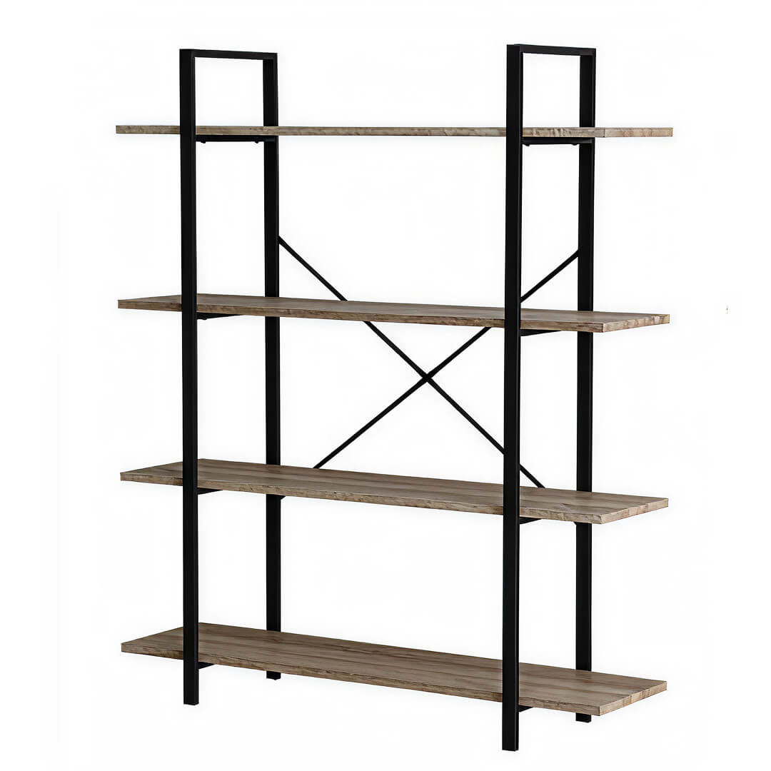 soho 4 tier bookcase 1200 wide x 325 deep x 1420 high $225